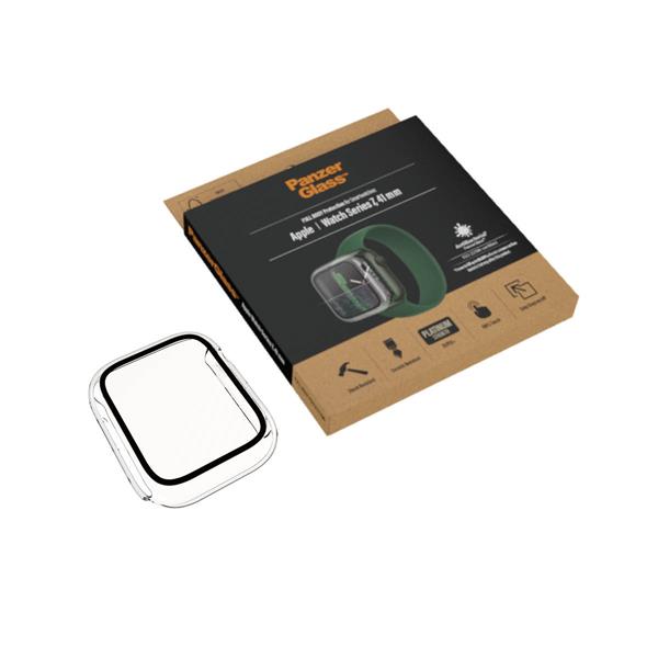 PanzerGlass Full Coverage Apple Watch 7 41mm Screen Protector, Clear